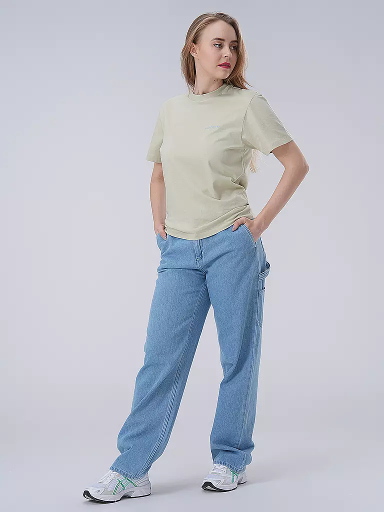 CARHARTT WIP Jeans Boyfriend Fit PIERCE hellblau