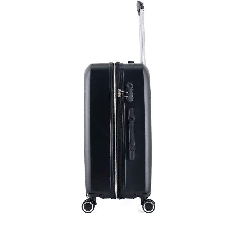 Lot de 3 valises rigides 377 Extensibles 55, 66 et 76 cm Noir