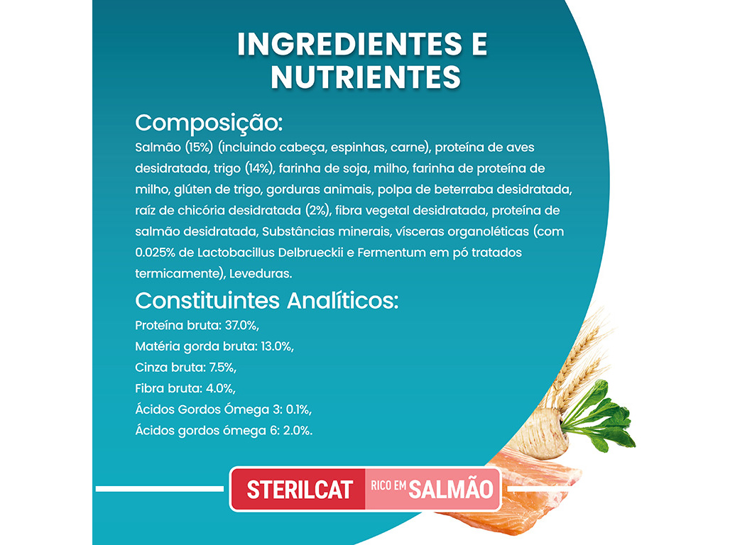 RAÇÃO PARA GATO PURINA ONE ESTERILIZADO COM SALMÃO 2.8KG