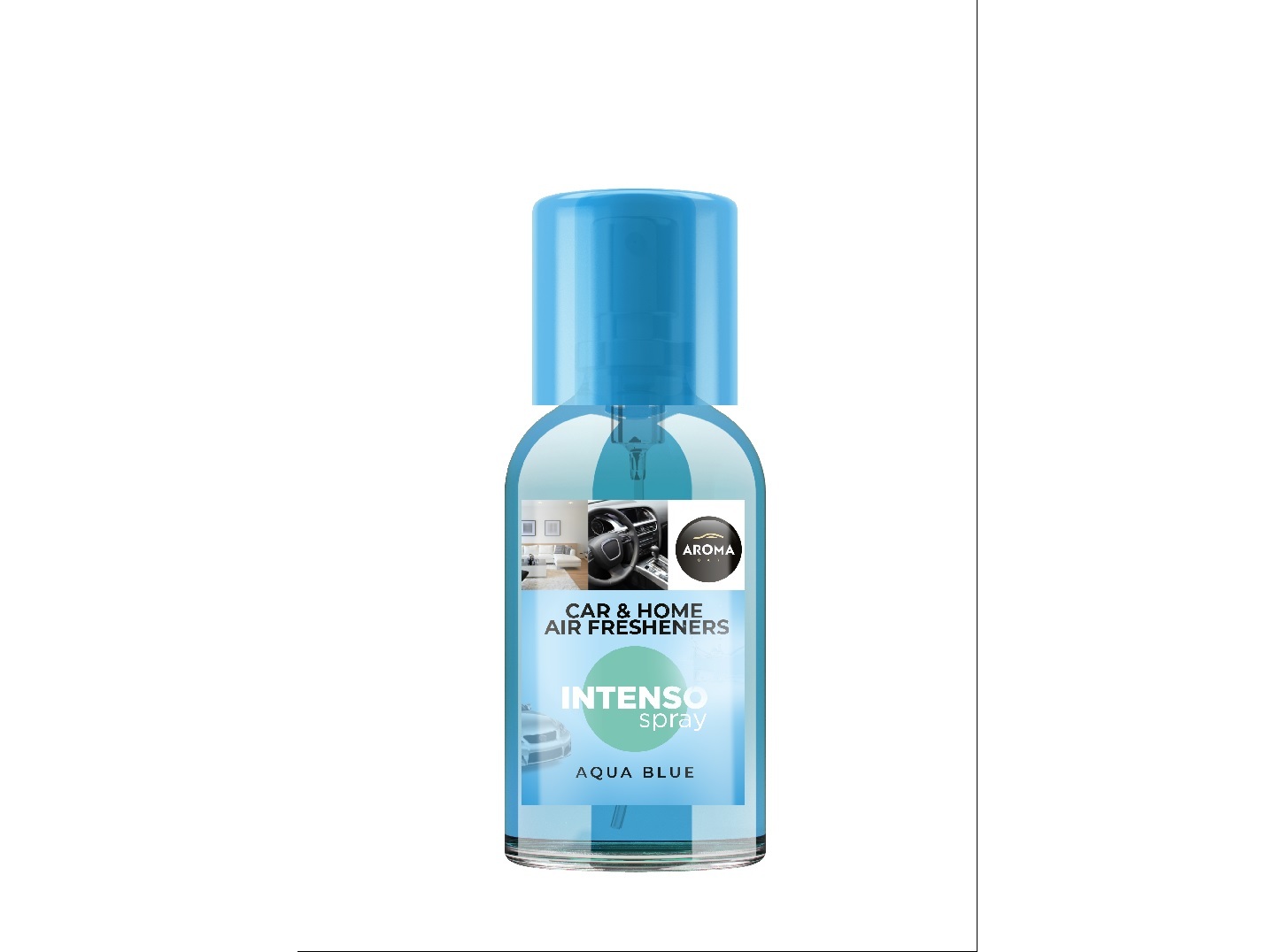 AMBIENTADOR AUTO AROMA CAR INTENSO SPRAY AQUA 50ML