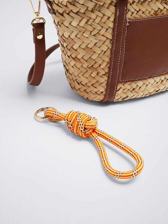 Bolsa de palha suspensa - Camelo