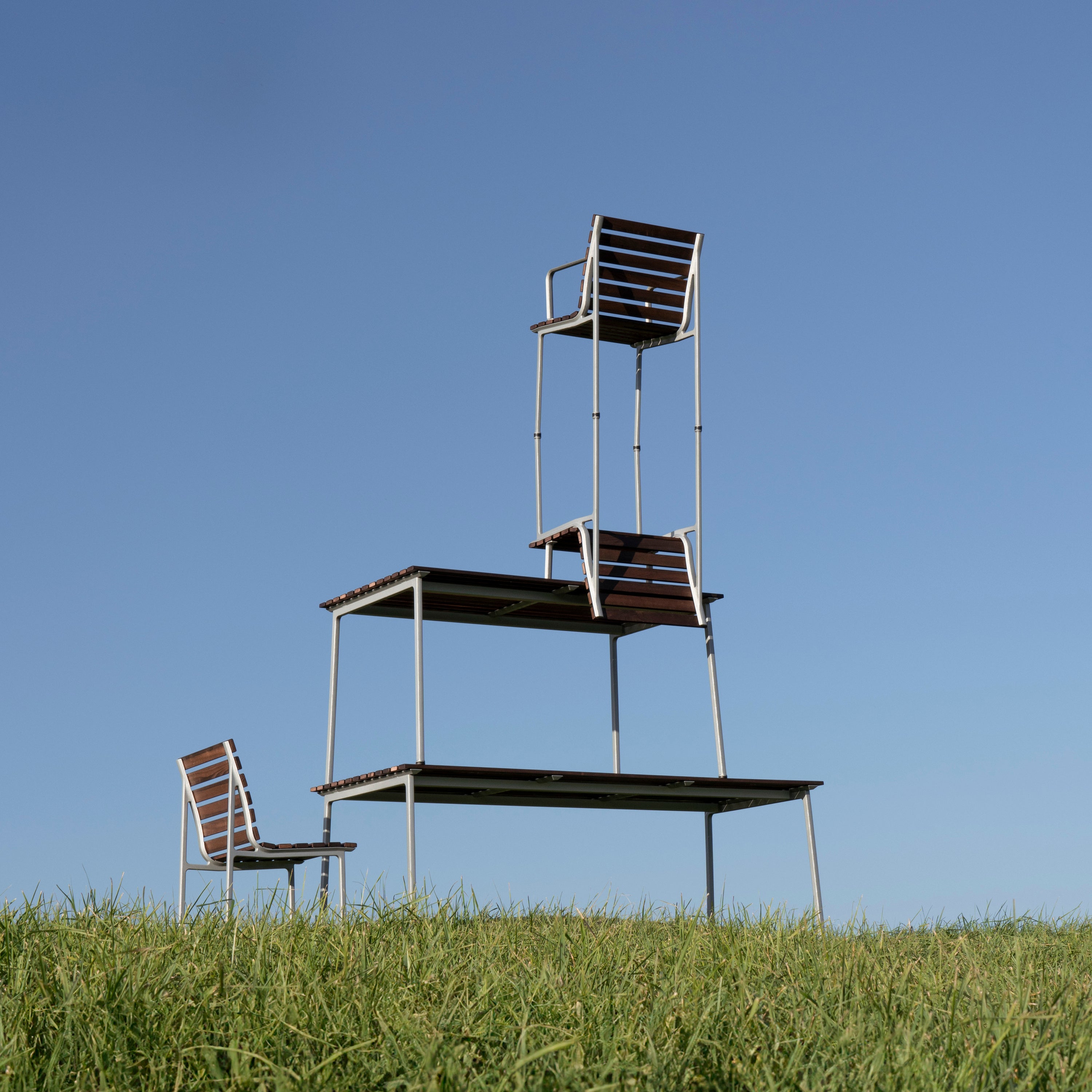 HAY Traverse Tuinstoel - Essenhout
