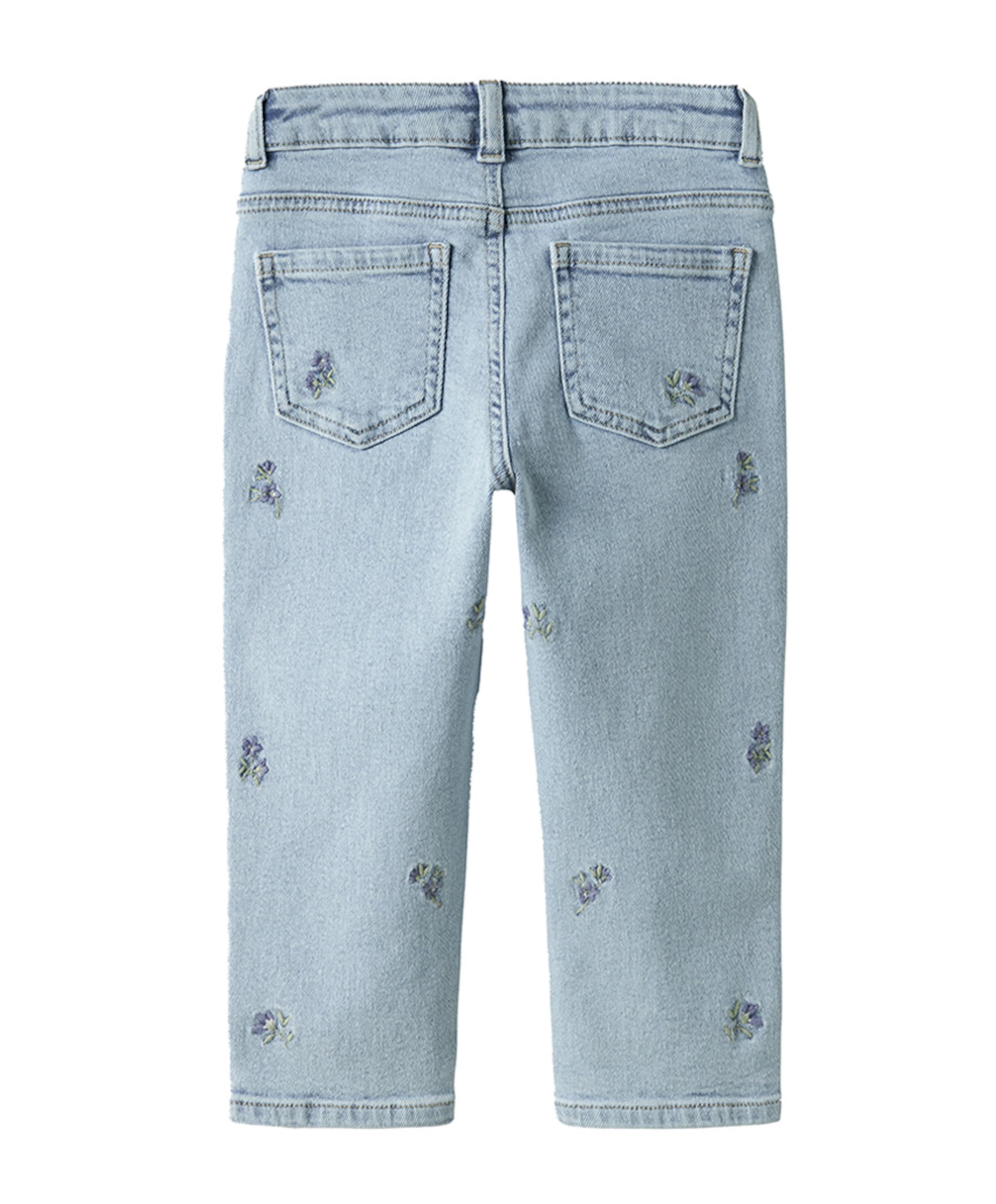 Name it NMFBELLA MOM EMB JEANS 1224-FR NOOS meisjes jeans blauw