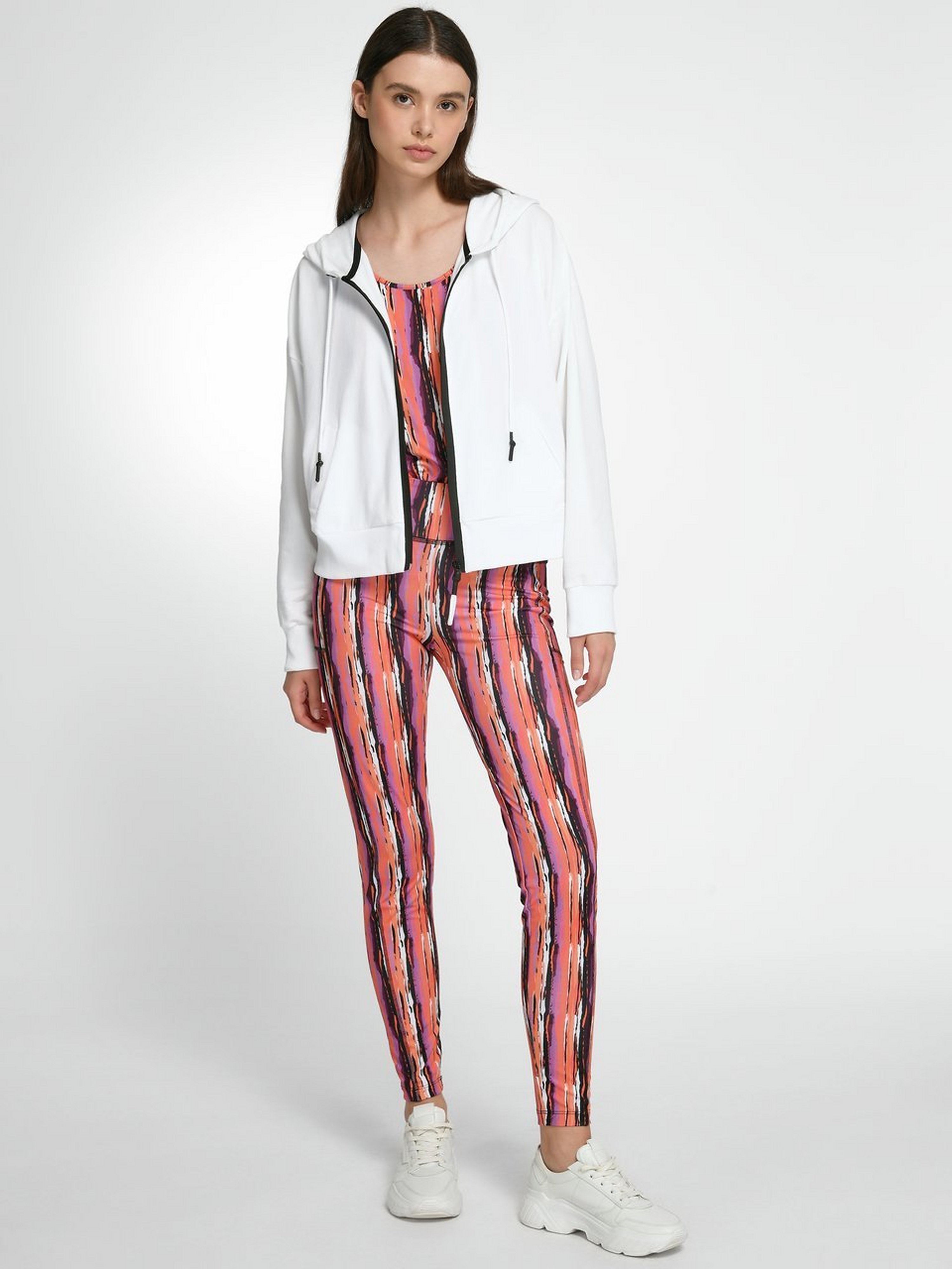 Kapuzen-Sweatjacke im Oversized-Style