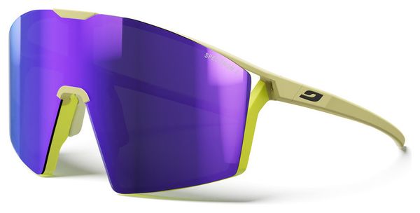 Lunettes Julbo Edge Spectron 3 Marron Clair Mat/Jaune Fluo