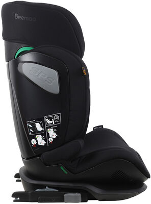 Beemoo Recline i-Size Beltestol, Black Stone
