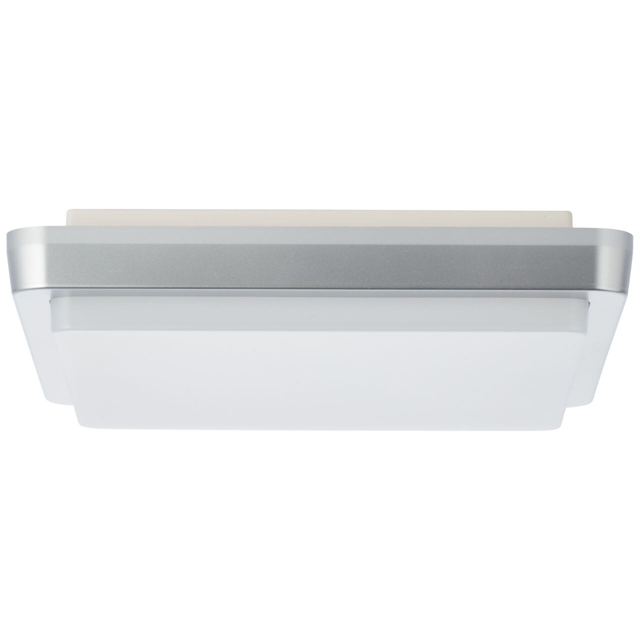 BRILLIANT Devora LED Außenwandleuchte 28x28cm silber | 1x LED integriert, 12W LED integriert, (Lichtstrom: 1500lm, Lichtfarbe: 3000K)