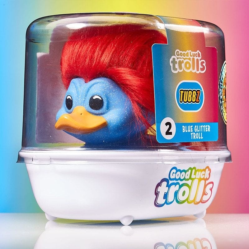 Numskull - Trolls Tubbz 1st ED Blue Glitter (Red Hair)
