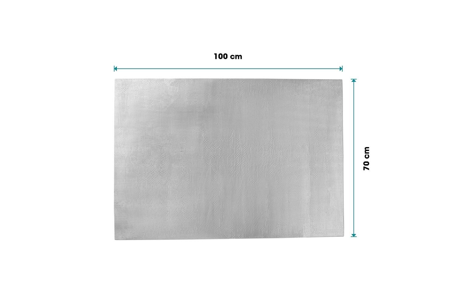 Wärme-Reflexionsfolie zuschneidbar – SilberWärmedämmung für Heizkörper 70 x 100 cm