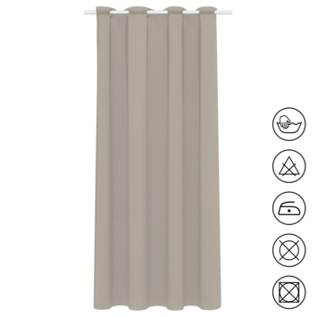 vtwonen kant en klaar gordijn lichtdoorlatend denim flax (kleurnr. 1254) 140x270 cm (bxh)