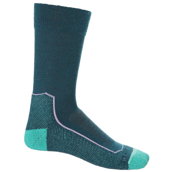 Chaussette randonnée ICEBREAKER W HIKE+ LIGHT CREW GREEN GLORY/FRESH