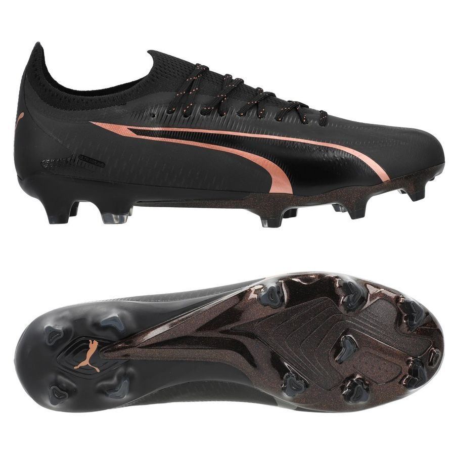 PUMA Ultra Ultimate FG/AG Eclipse - Noir/Copper Rose