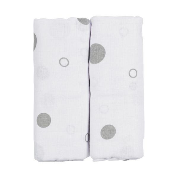 Basicline Bubble Swaddle Oker 2 Stuks