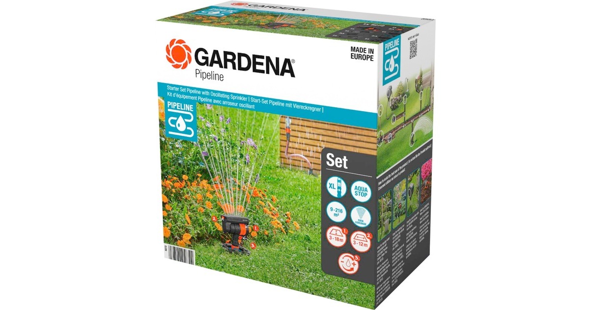 GARDENAComplete Pipeline Startset met Zwenksproeier waterkraan  (8274-34)