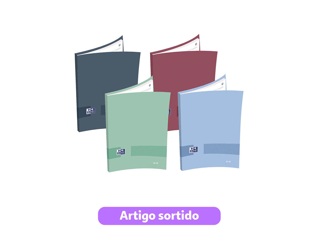 AGENDA ESCOLAR A6 OXFORD&YOU SEMANAL CORES SORTIDAS
