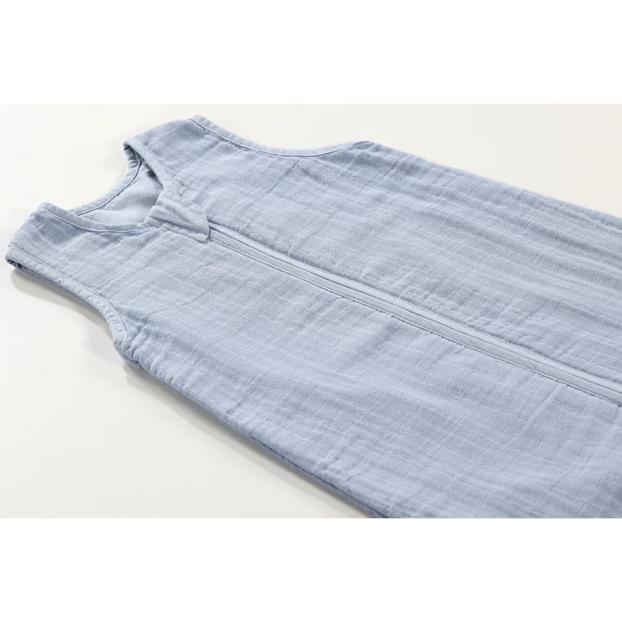 Alvi® Mullschlafsack uni blau