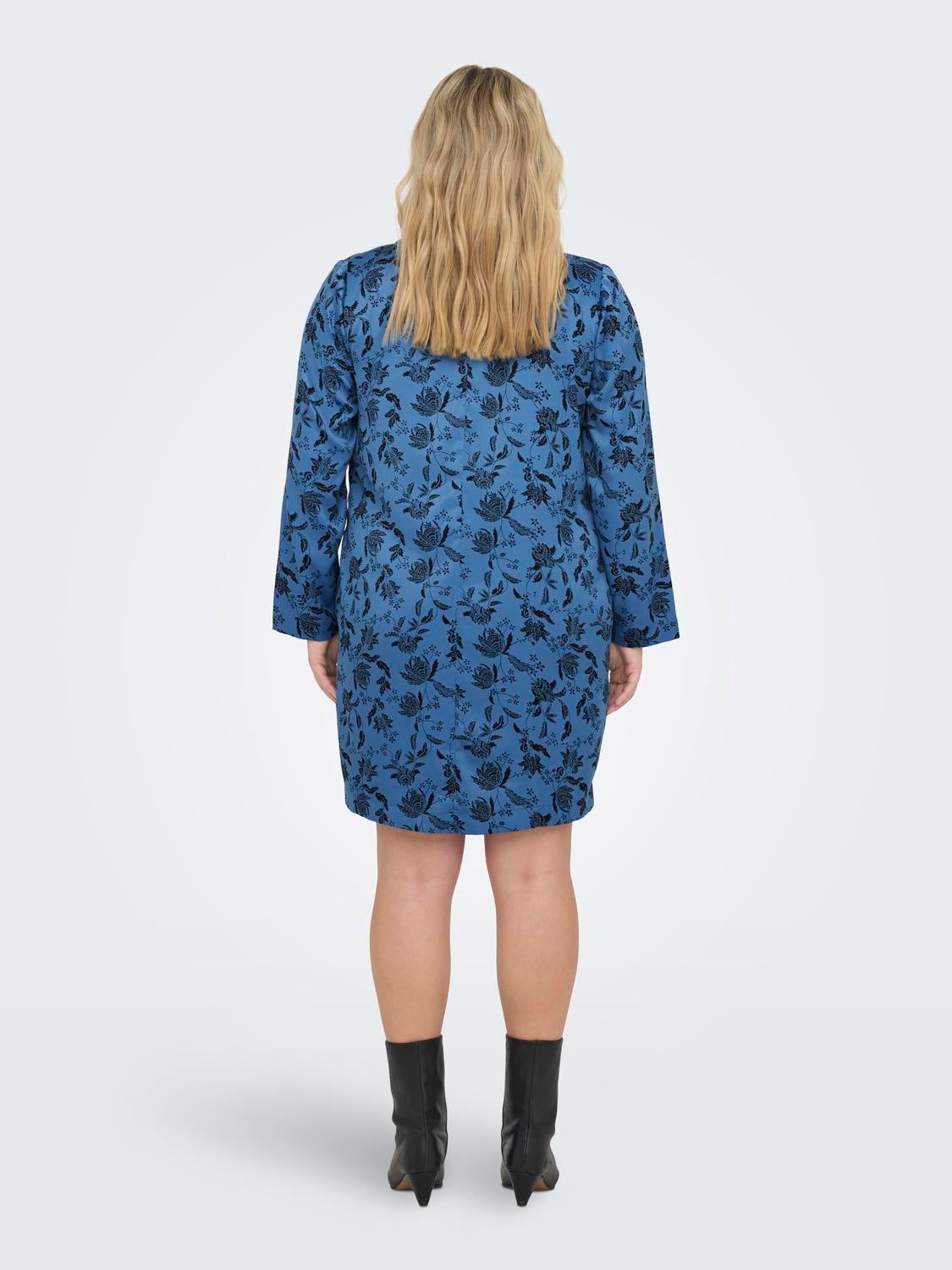 CARINGVILD Kurzes Kleid Grapemist