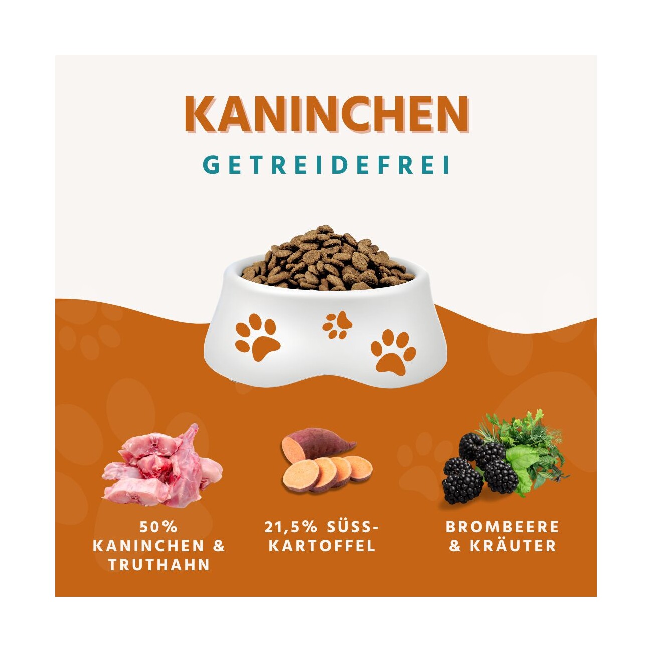 Wildfang ® Adult Trockenfutter mit Kaninchen 2 kg