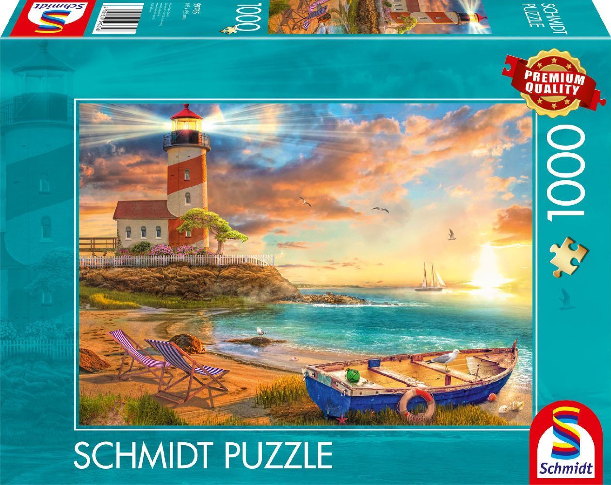 Sonnenuntergang in der Leuchtturm-Bucht