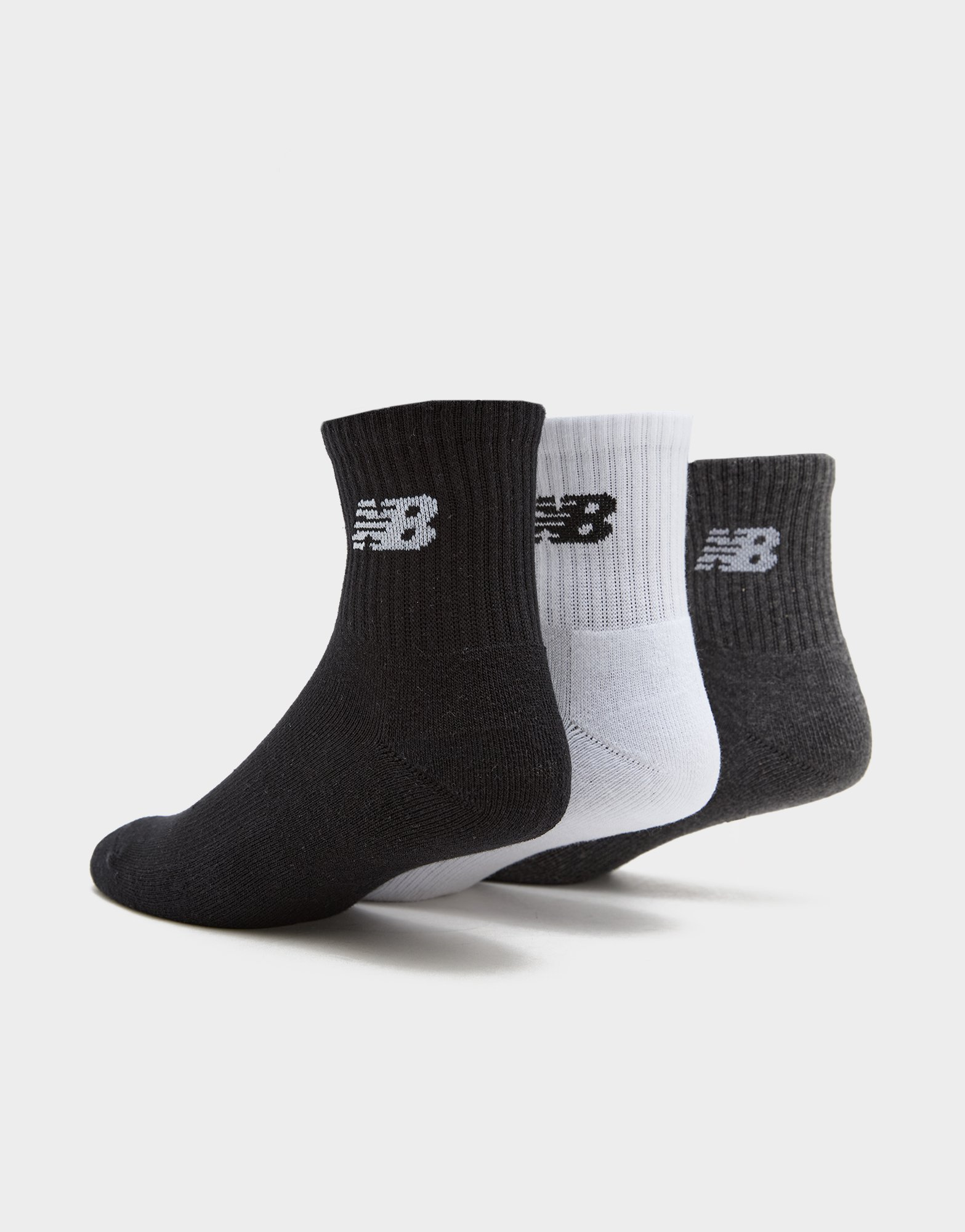 New Balance Lot de 3 paires de chaussettes Everyday Quarter Homme