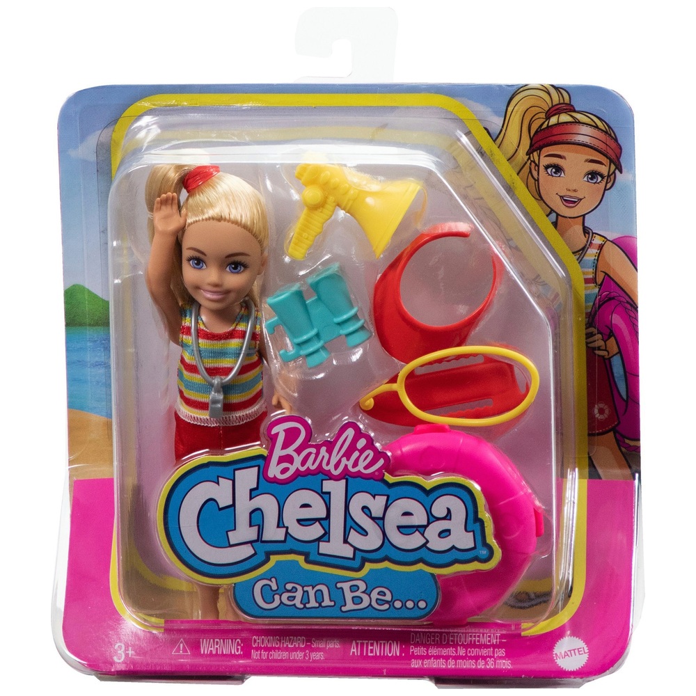 Chelsea kann Rettungsschwimmerin werden – Puppe und Zubehör