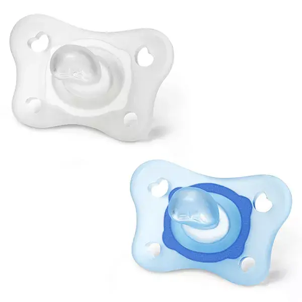 Chupeta Chicco Physio Forma Mini Soft Physiological +0m Azul Pacote com 2