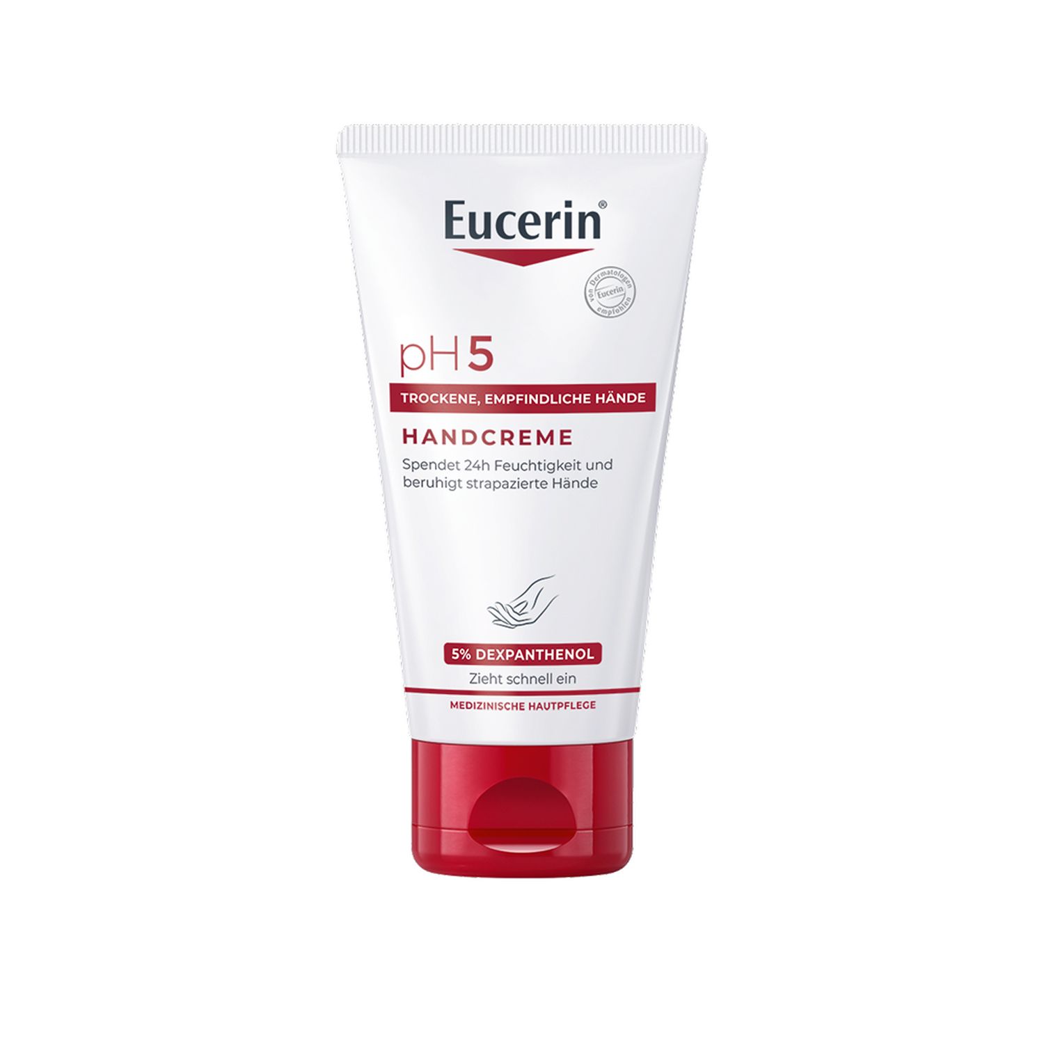 Eucerin pH5 Handcreme – pflegt empfindliche, trockene und strapazierte Haut & stärkt die natürliche Schutzfunktion