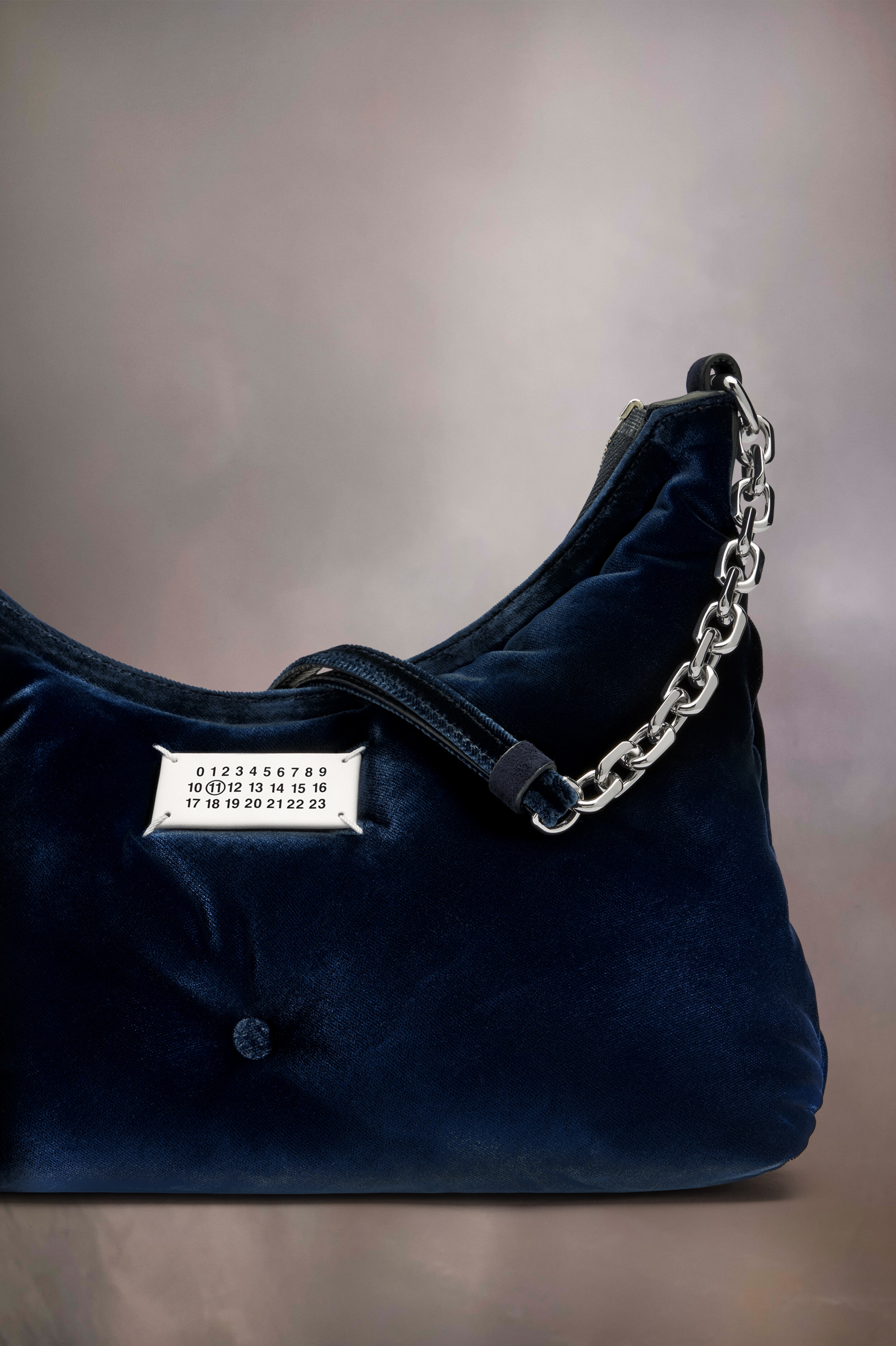 Sac Glam Slam hobo small Bleu Foncé