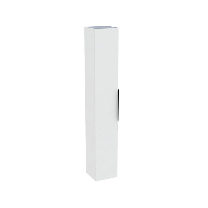 Colonne de salle de bains à suspendre Pamili blanc brillant 30 cm
