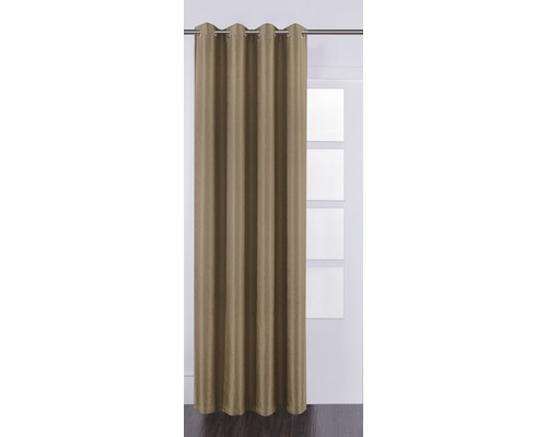 Sjaal met oogjes Wave taupe 140x280 cm