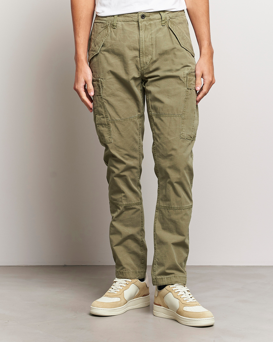 Polo Ralph Lauren Slub Canvas Cargo Pants Outdoors Olive