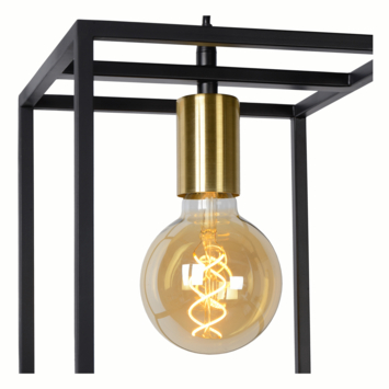 Lucide hanglamp Ruben zwart 22x22 cm (lxb)