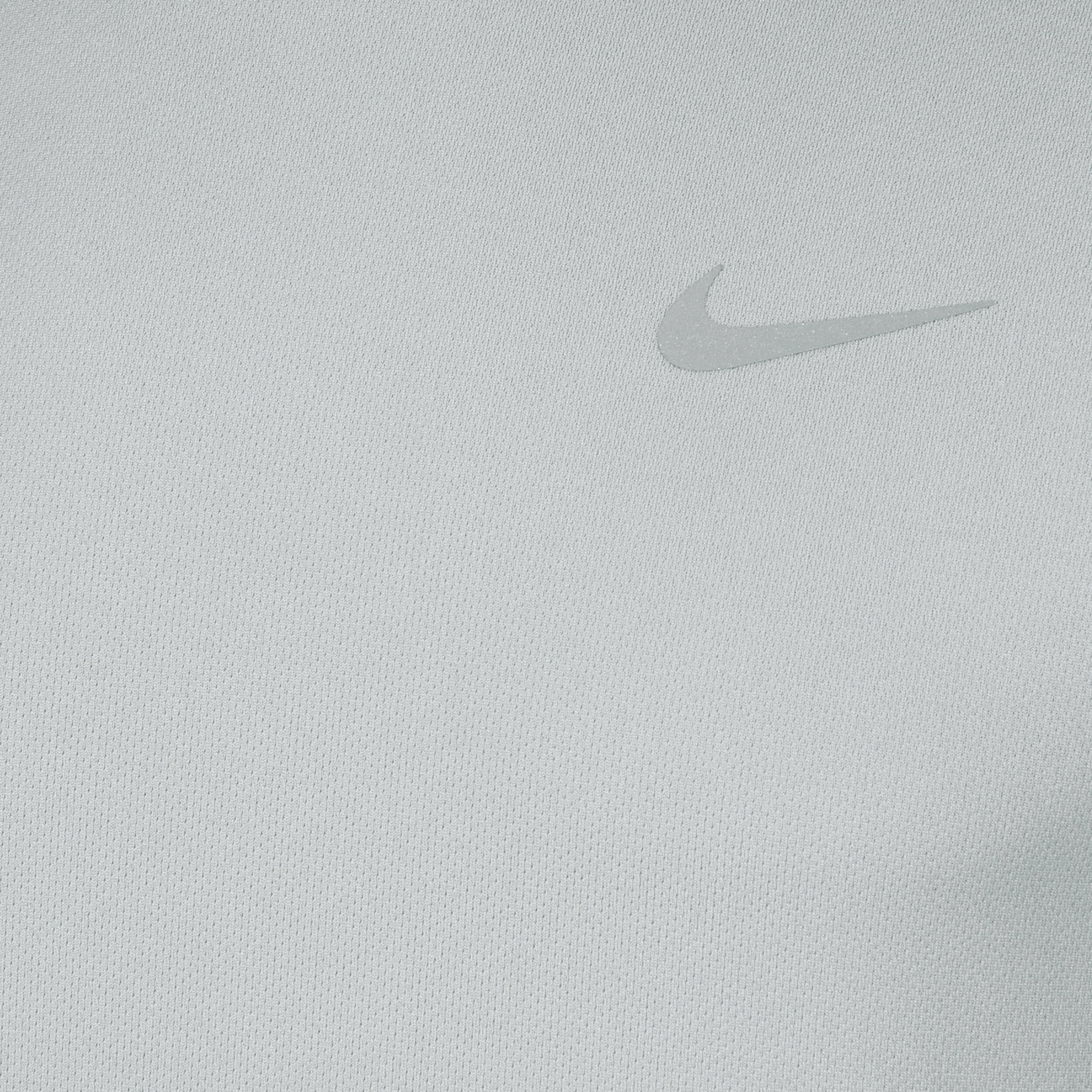 Nike Dri-Fit Miler Dri-Fit Miler UV Maillot De Course Hommes - Gris Clair