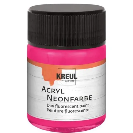 KREUL Acryl Neonfarbe Neonpink 50 ml