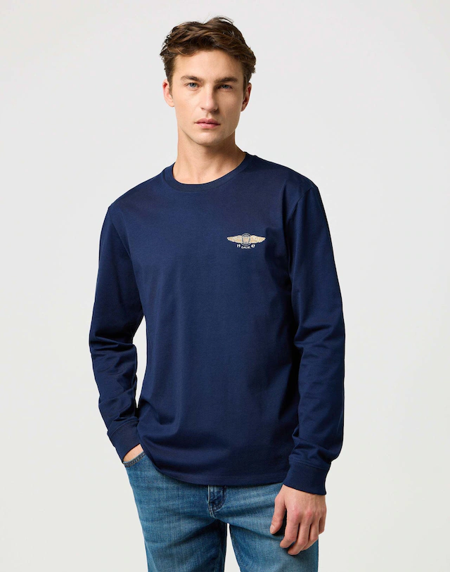 Wrangler Langarmshirt »WRANGLER Langarmshirt Ls Americana Tee«