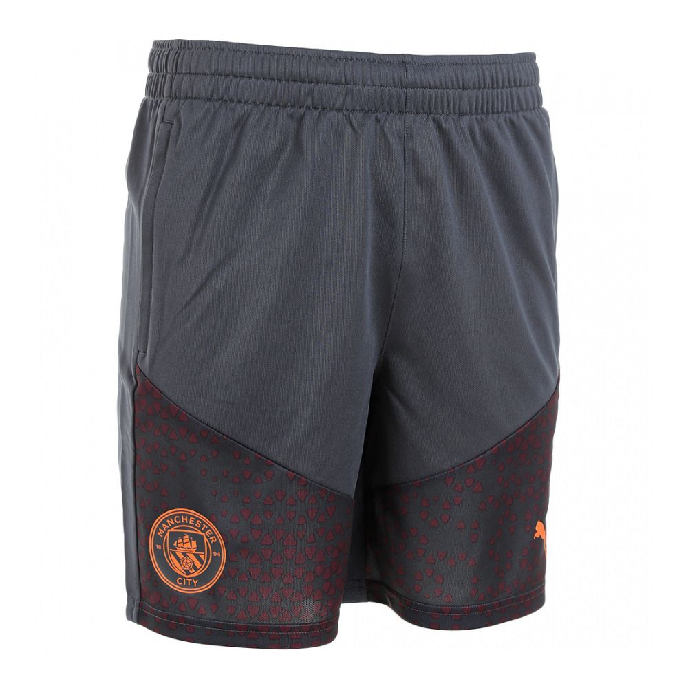 Puma MCFC TRG - Short Homme strong gray/aubergine