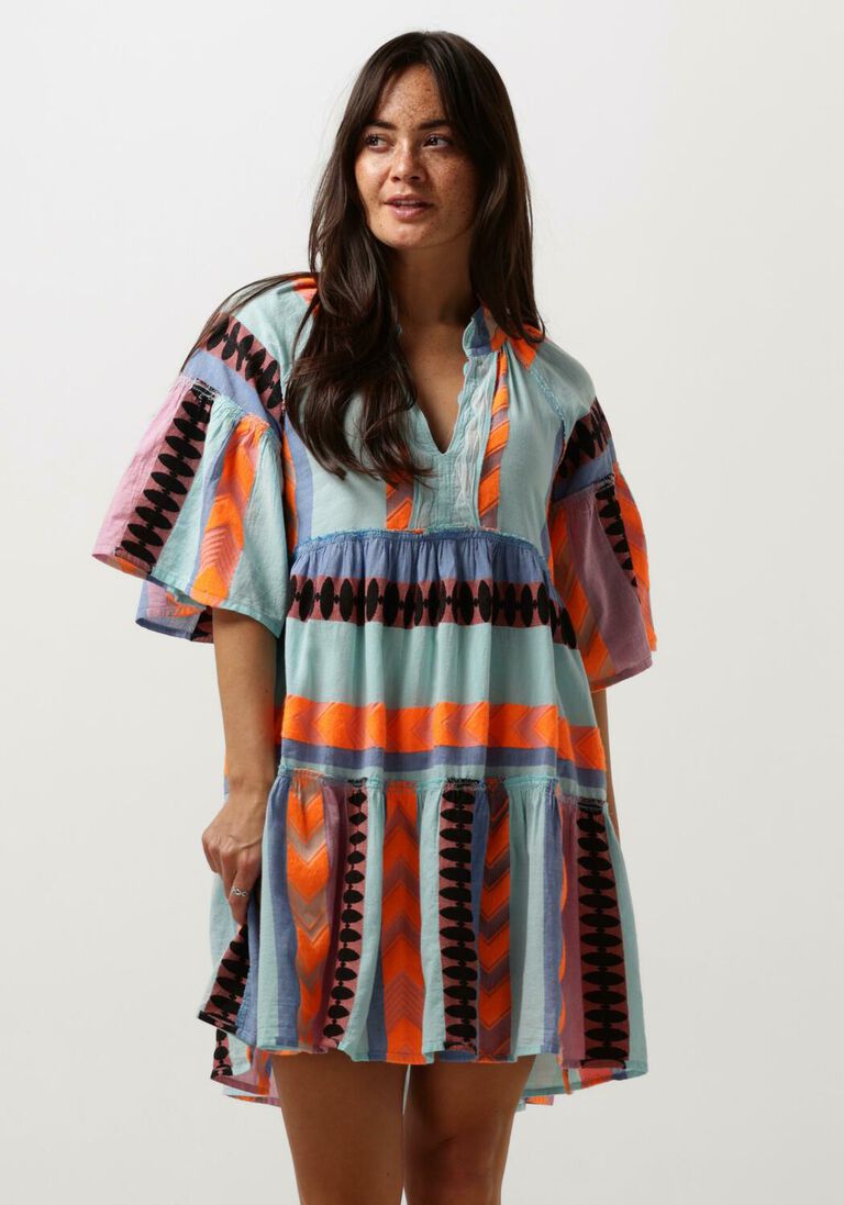 NEMA blauwe nema mini jurk bella