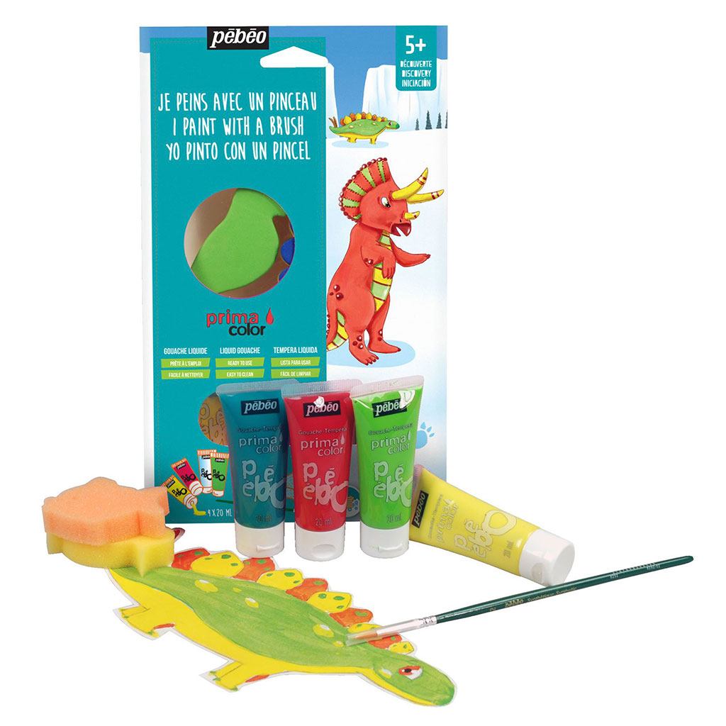 Coffret enfant Dino lot de 4 tubes 20ml