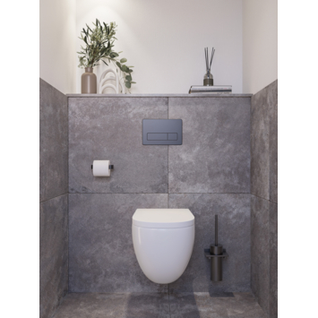 Toilet achterwand spaanplaat vochtwerend 123x120cm 18mm