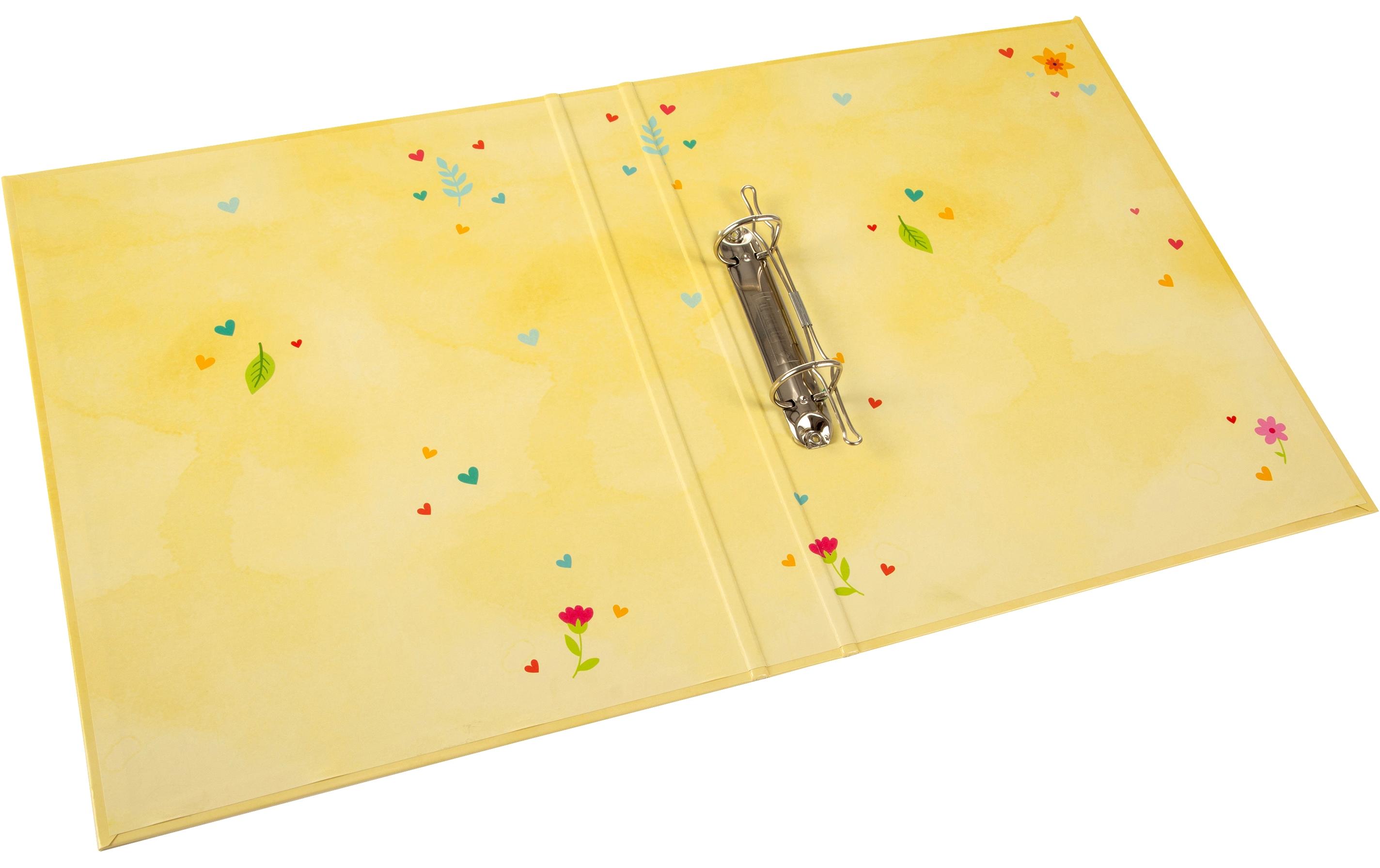 Ringbuch Chiara 4 cm, GelbOrdner