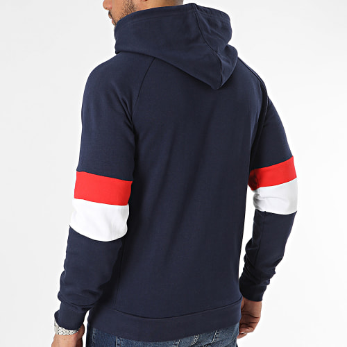 Sweat Zippé Capuche F23019 Bleu Marine
