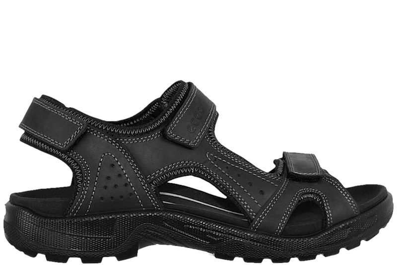 ECCO ONROADS M SANDAL I SORT OLIERET SKIND