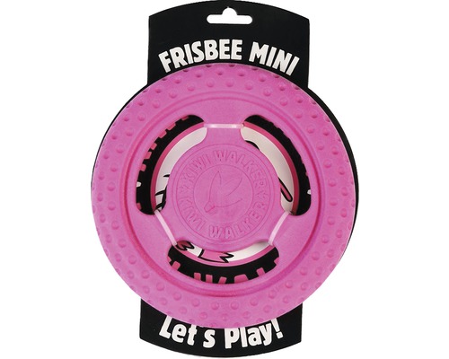 Kiwi Play Frisbee Mini hondenspeeltje, roze, 16 x 2 cm