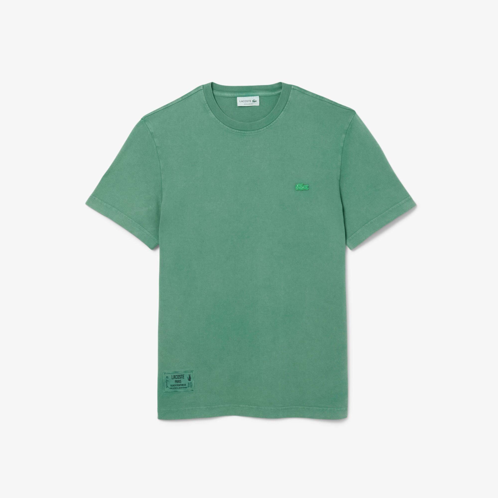 Lacoste Washed Effect Heavy Jersey T-Shirt