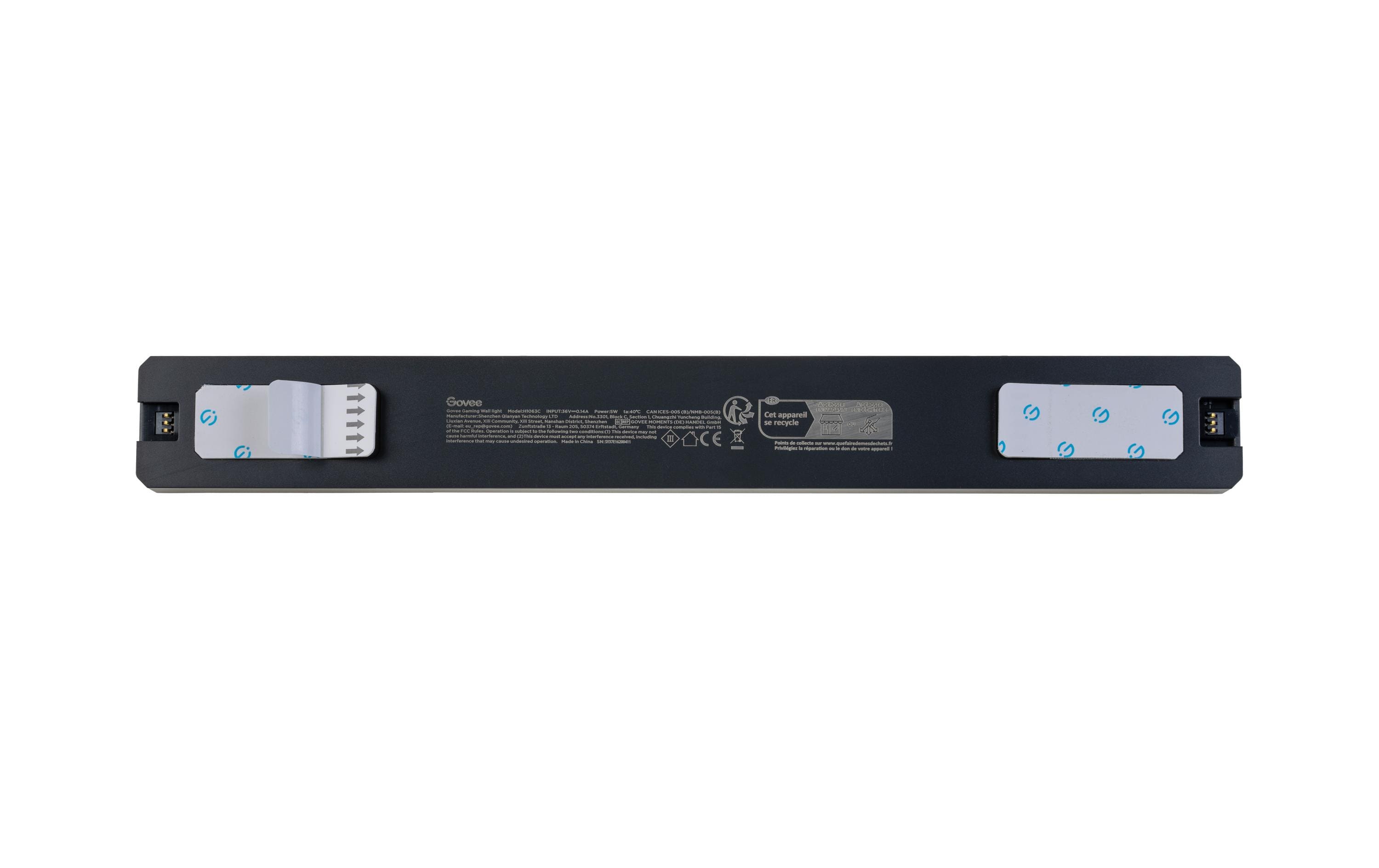 Gaming Wandleuchte, RGBIC, WiFi + BT + MatterLED-Wandleuchte
