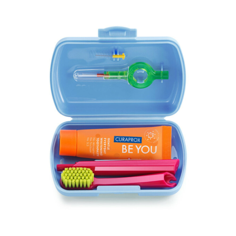 Curaprox Reisset Blauw1 set