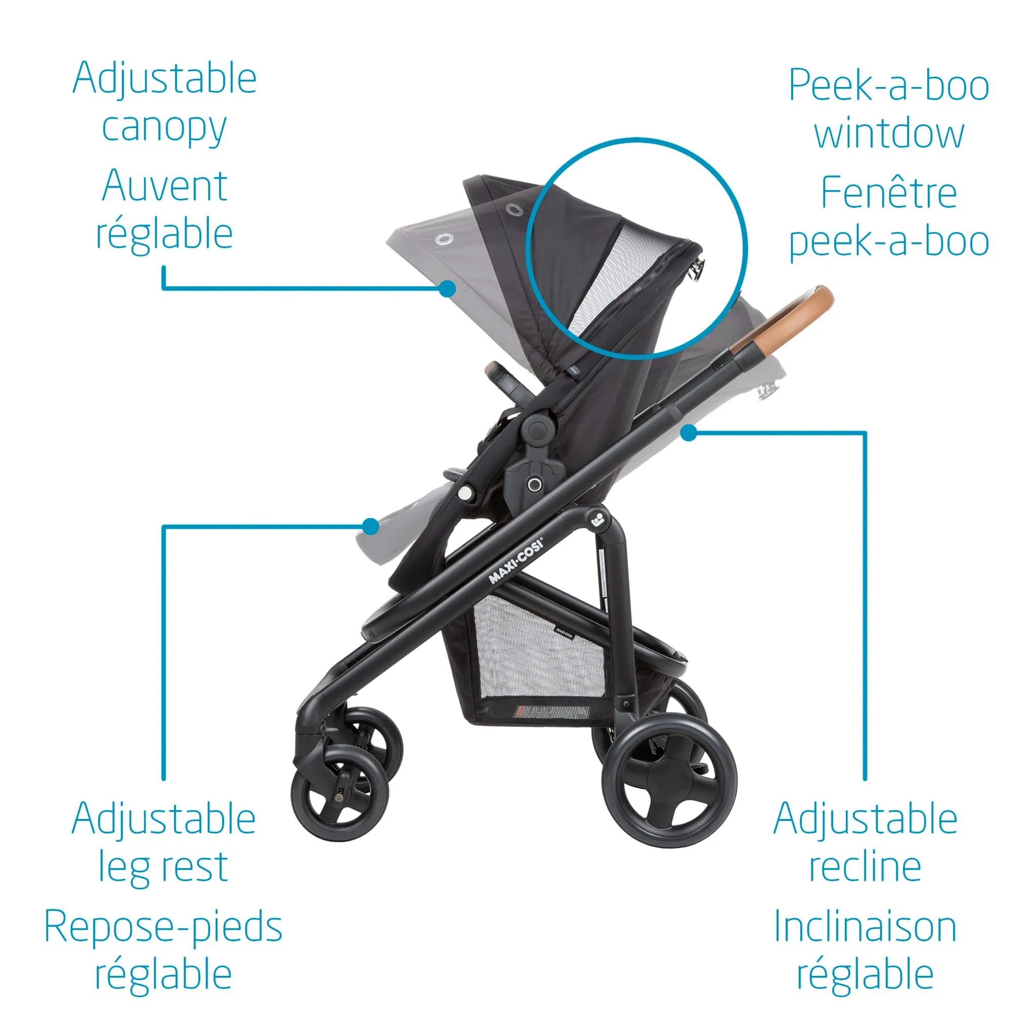 Maxi-cosi Système Voyage Lila CP Mico XP Max - Noir