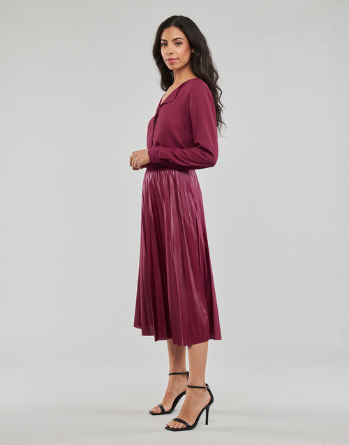 Vila - VILUCY L/S SHIRT - Bordeaux