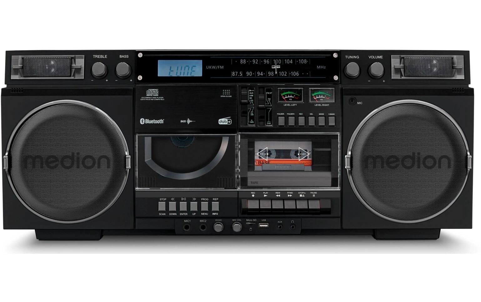 Medion® CD-Radiorecorder »LIFE P66538 Retro-Boombox« ( Digitalradio (DAB+) | FM-Tuner )