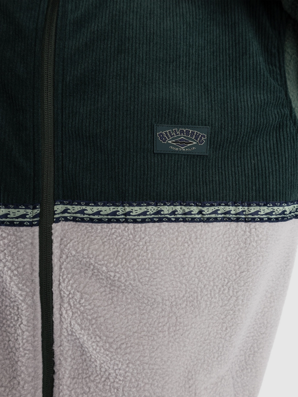Billabong Boundary Trail Zip Sweater forest green